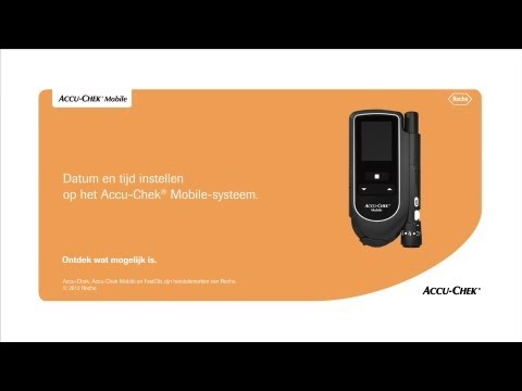 Accu-Chek Mobile - Instellen datum en tijd