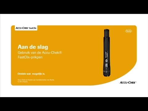 Aanspannen en prikken in 1 klik: Accu-Chek® FastClix prikker