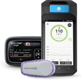 DBLG1 System met de Accu-Chek Insight en Dexcom G6 Sensor